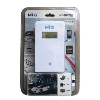 مبدل برق خودرو میگ مدل LCD 200W