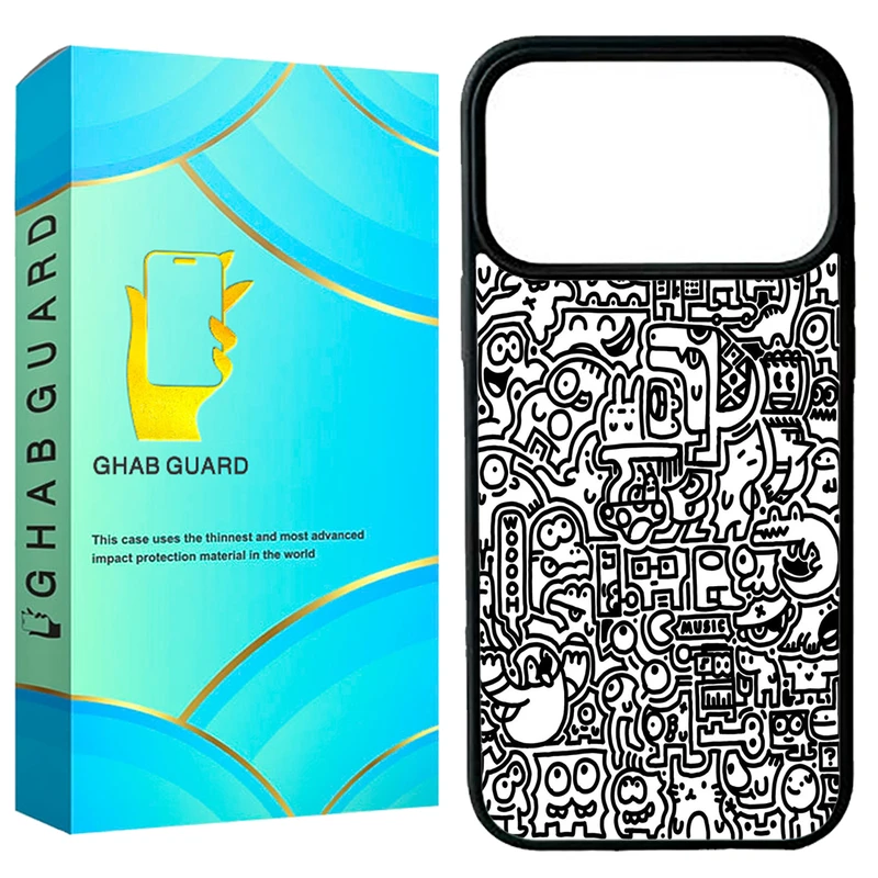 کاور قاب گارد طرح نقاشی مدل G17PM مناسب برای گوشی موبایل اپل iPhone 17 Pro Max