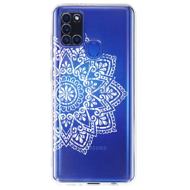 کاور مگافون طرح ماندالا مدل C63-W مناسب برای گوشی موبایل سامسونگ Galaxy A21 S