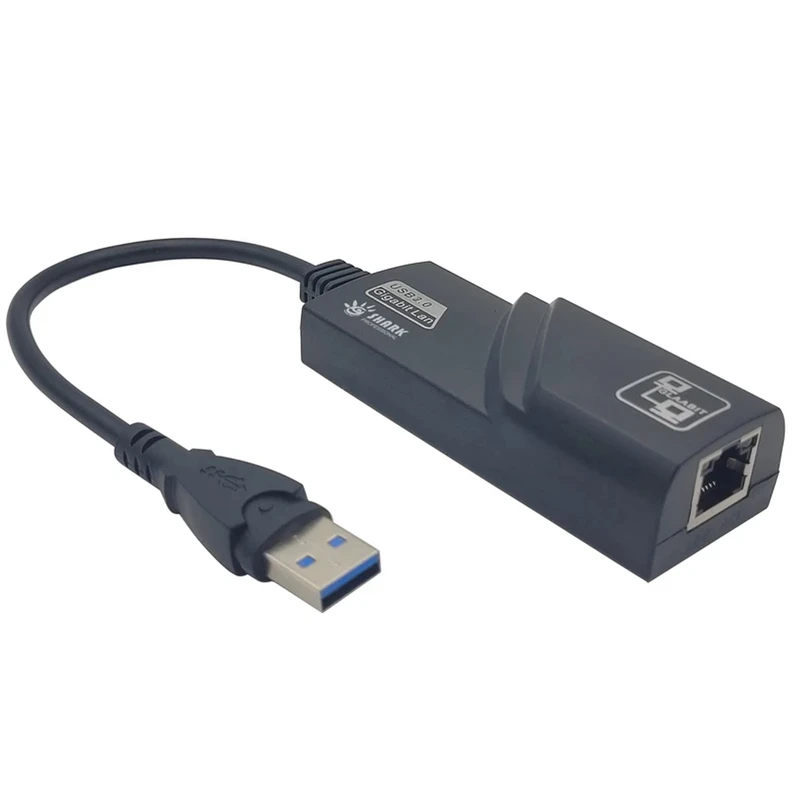 مبدل USB۲.0 به LAN شارک مدل ۱۰-۱۰۰ طول ۰.۱ متر