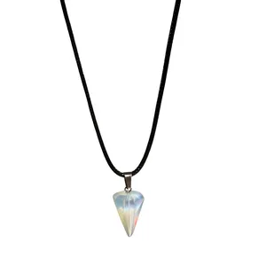 گردنبند مدل سنگ اوپال 