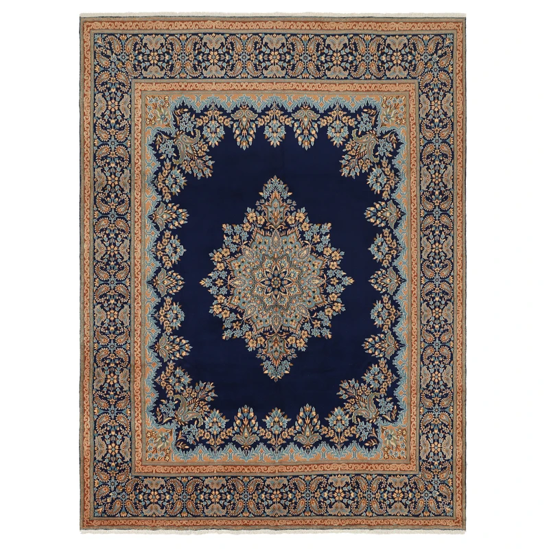 فرش دستبافت یازده و نیم متری منصوری مدل کرمان کف ساده کد 606977 فرش دستبافت یازده و نیم متری منصوری مدل کرمان کف ساده کد 606977