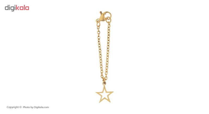 آویز ساعت طرح ستاره طلایی کد AWD93