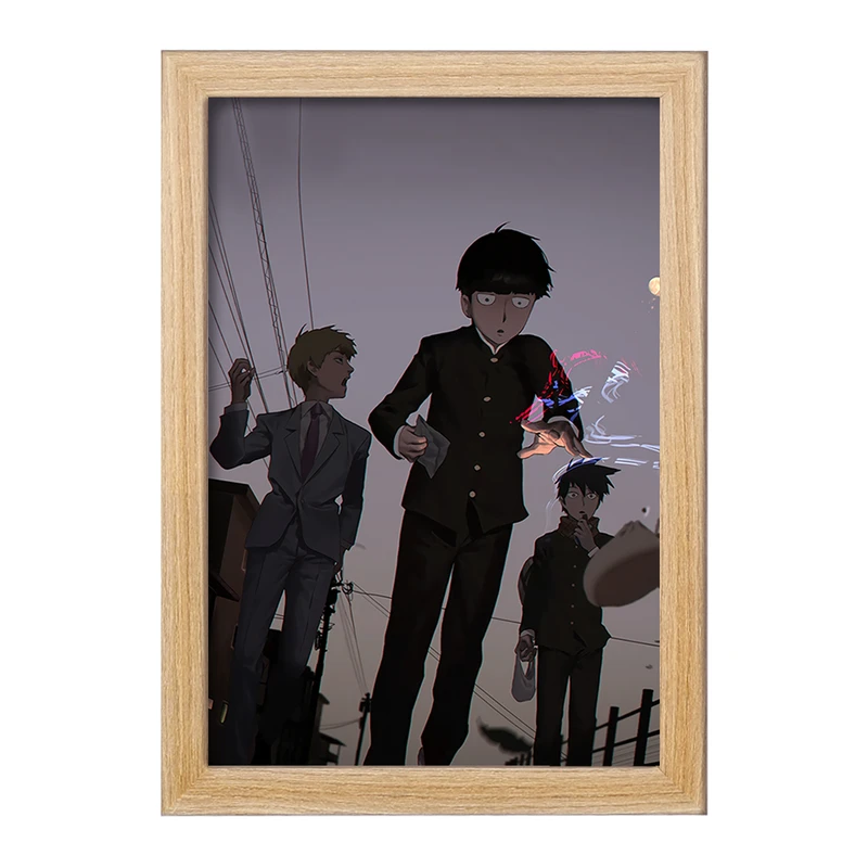 تابلو خندالو مدل انیمه موب سایکو Mob Psycho 100 کد 24474