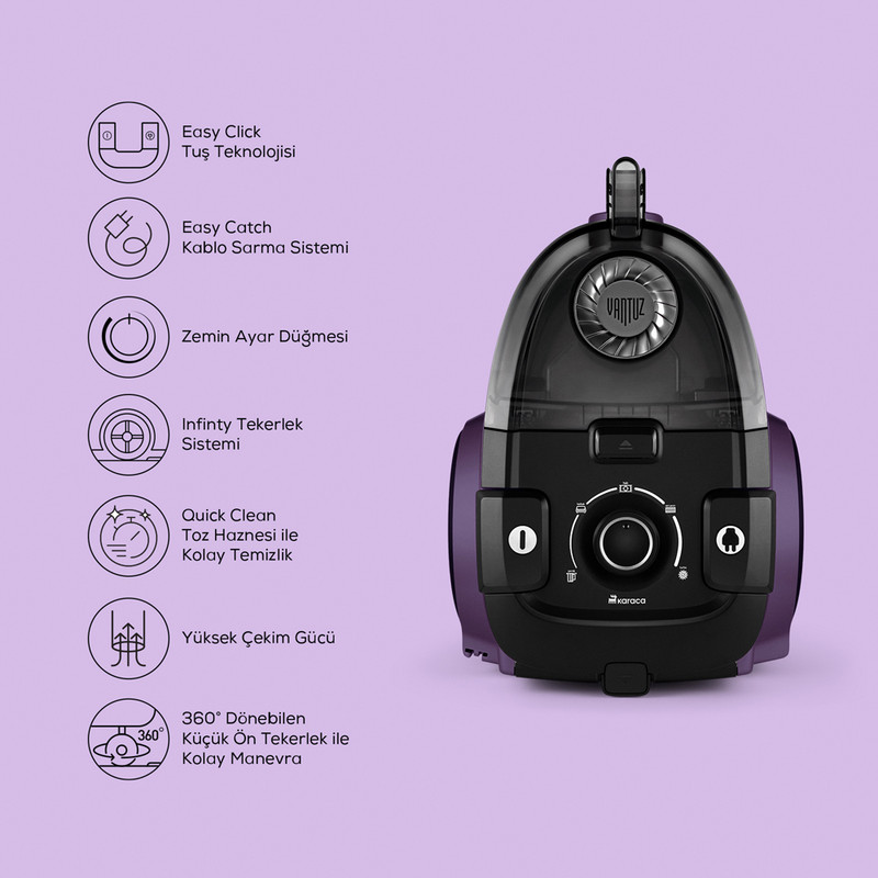 جاروبرقی کاراجا مدل 153.03.06.8343