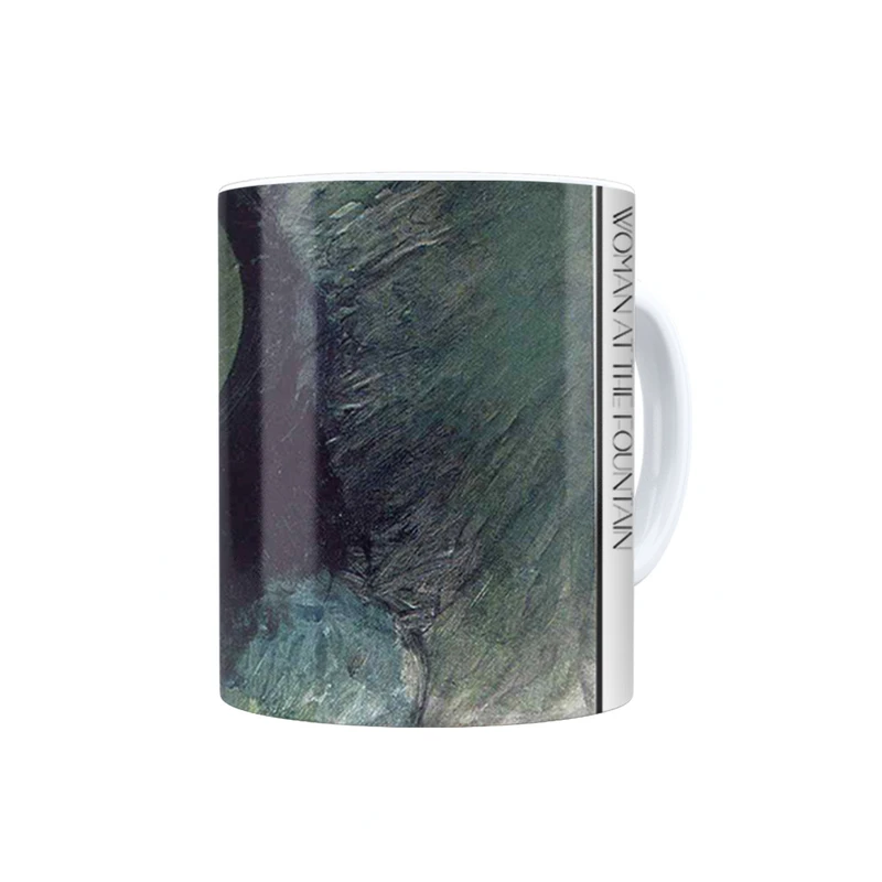 ماگ ترمه طراحان ایده مدل زن کنار چشمه از ماتیس کد art0696