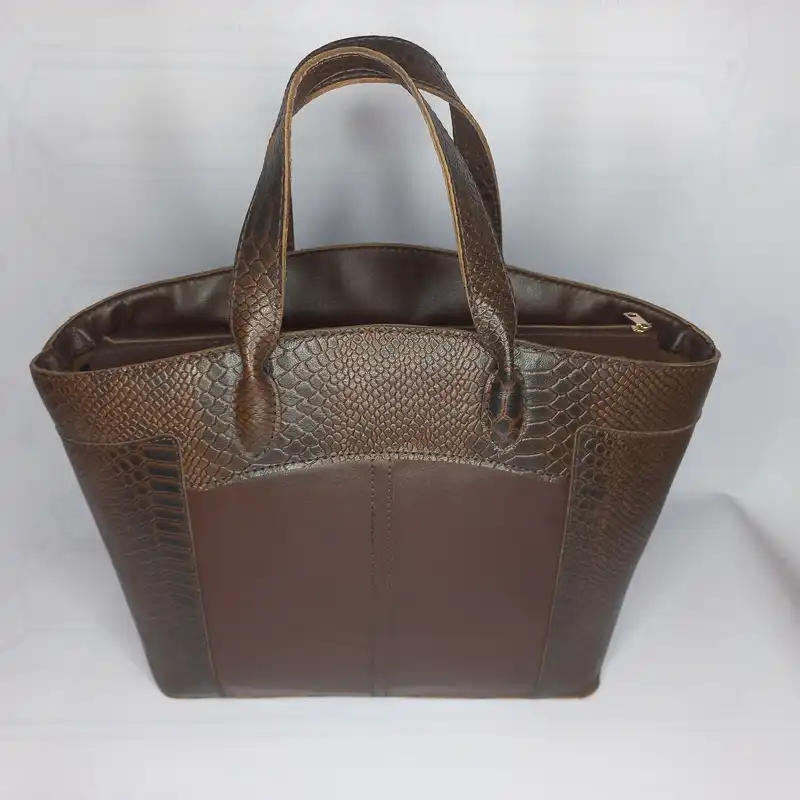 کیف دوشی زنانه مدل پوست ماری کد 01