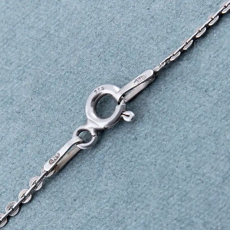 زنجیر نقره زنانه مدل کابلی ریز بافت ایتالیایی کد ZR_109