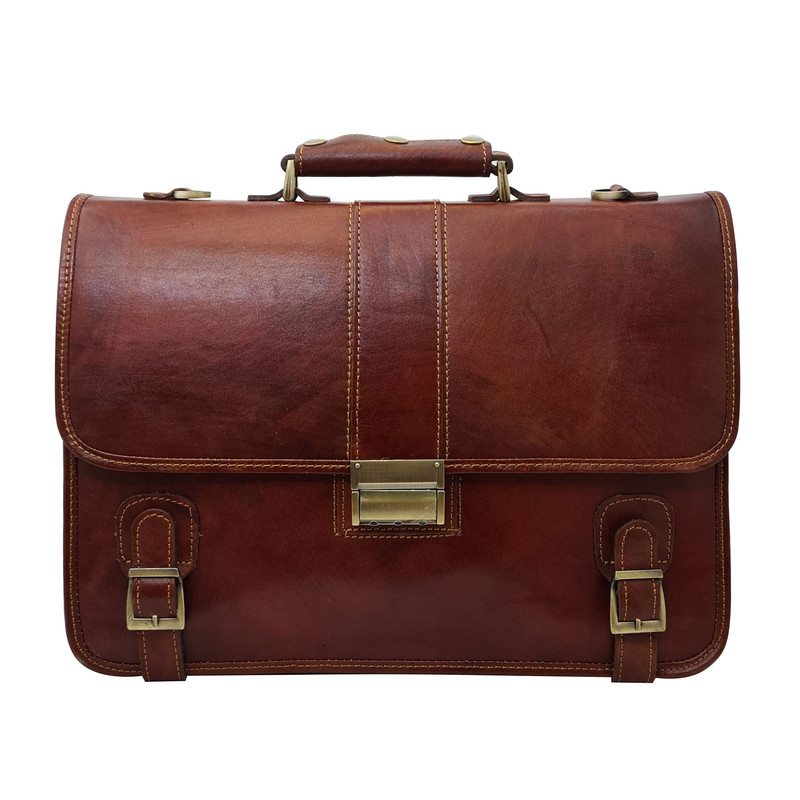 کیف دستی مردانه مدل آفاق چرم طبیعی کد 660