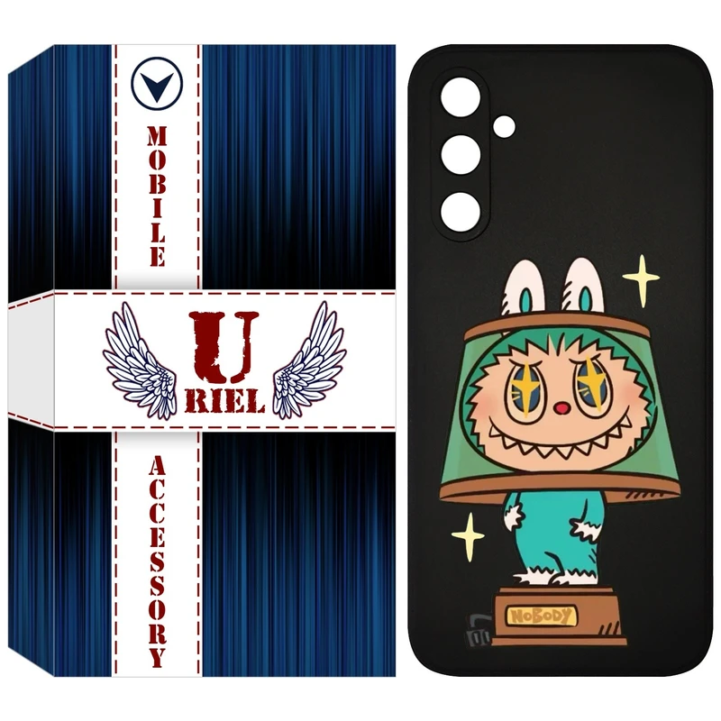 کاور یوریل قاب مدل KSH کد 126 طرح عروسک لبوبو مناسب برای گوشی موبایل سامسونگ Galaxy S23 FE