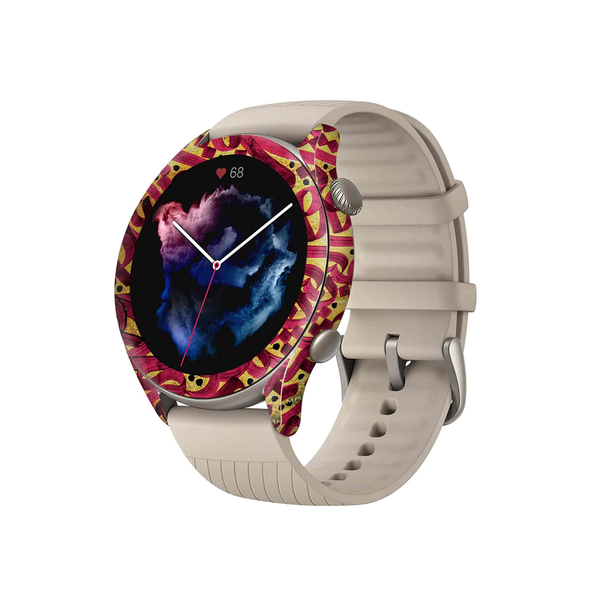 برچسب ماهوت طرح Nastaliq-6 مناسب برای ساعت هوشمند آمازفیت GTR 3