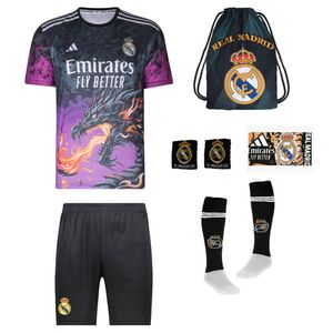 ست 7 تکه لباس ورزشی پسرانه مدل دراگون رئال مادرید طرح امباپه 2026bn