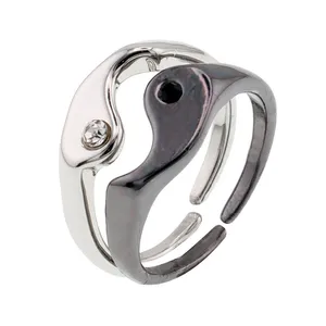 ست انگشتر  زنانه و مردانه برانت مدل اژدهای شرقی