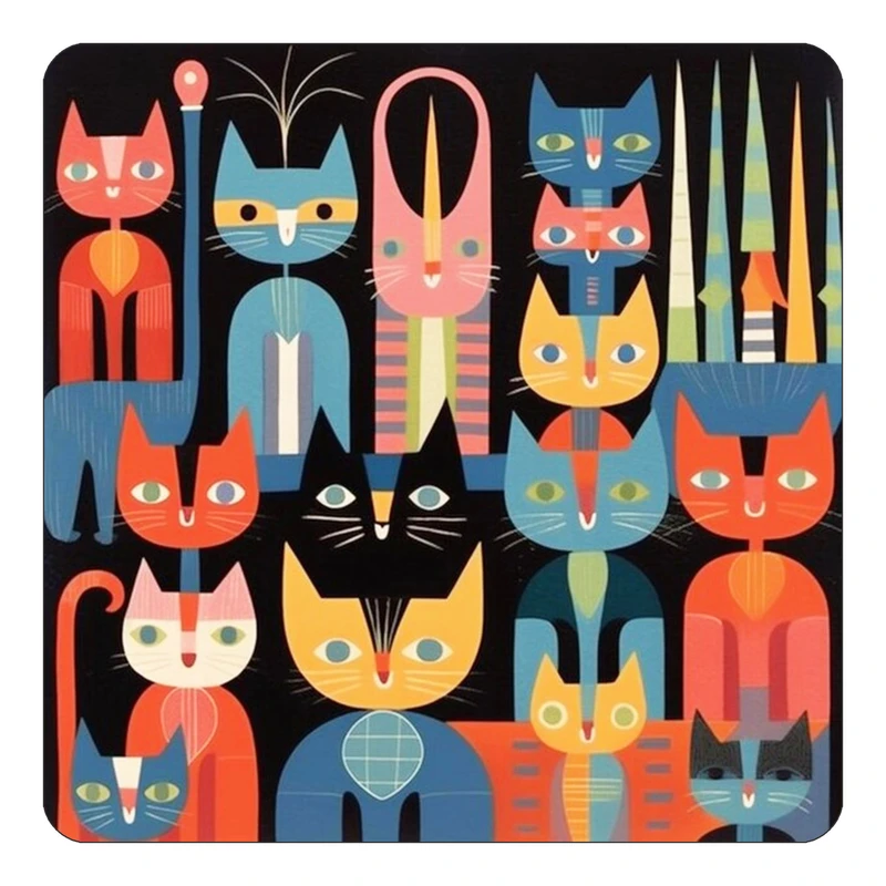 مگنت کاکتی طرح حیوانات رنگی مدل mp27122