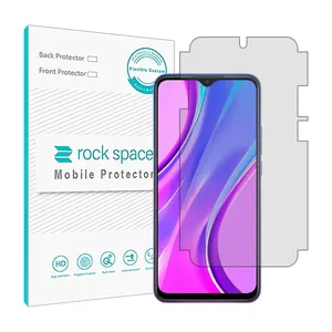 Rockspace transparent screen protector HyGEL model suitable for Xiaomi Redmi 9 Prime mobile phone