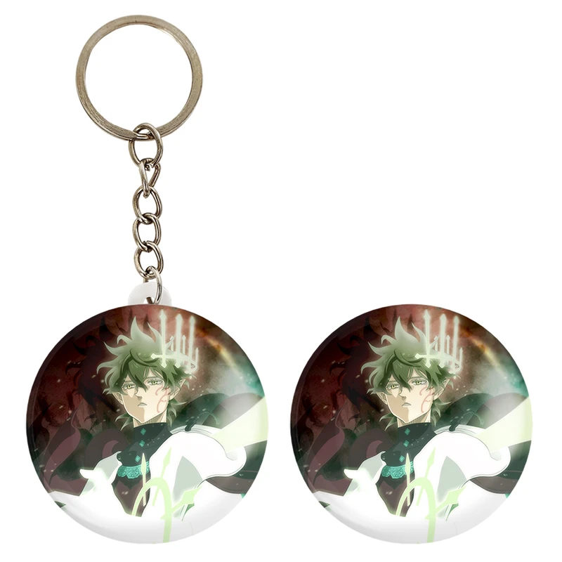 پیکسل خندالو مدل یونو گرینبریال انیمه بلک کلاور Black Clover کد 11711 به همراه جاکلیدی