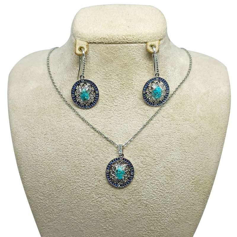 نیم ست زنانه مدل فیروزه نیشابور کد ys-As17