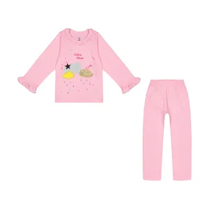 ست تی شرت و شلوار دخترانه آدمک مدل 2171279-84