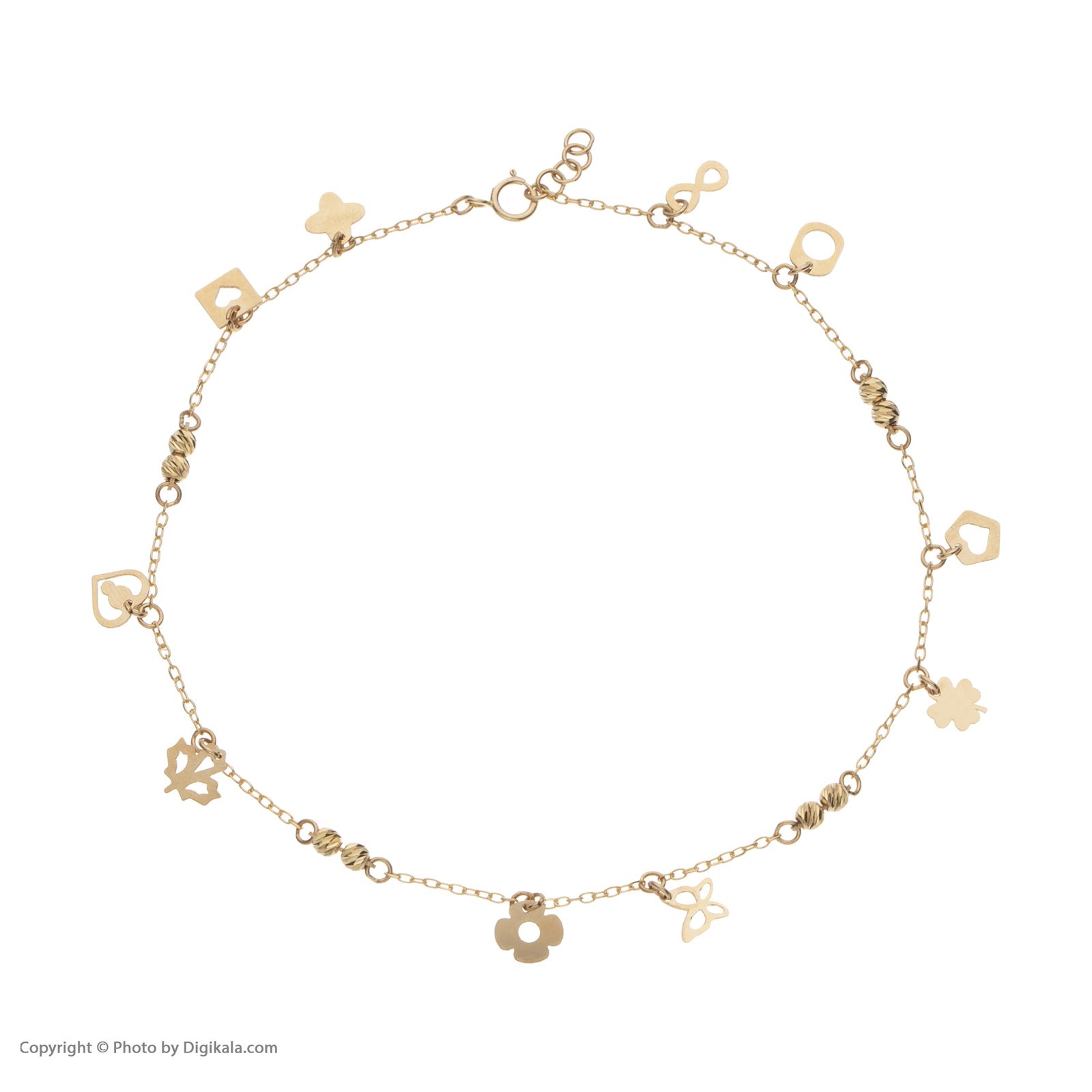 پابند طلا 18 عیار زنانه مایا ماهک مدل MA0170 -  - 2