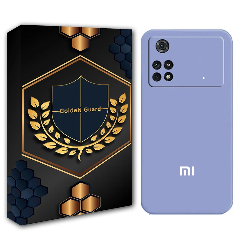 کاور گلدن گارد مدل سیلیکونی پاک کنی مناسب برای گوشی موبایل شیائومی Poco X4 Pro 5G