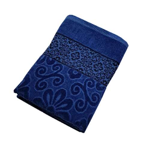 حوله استخری موردوم طرح گل ابریشم سایز 70x135 سانتی متر
