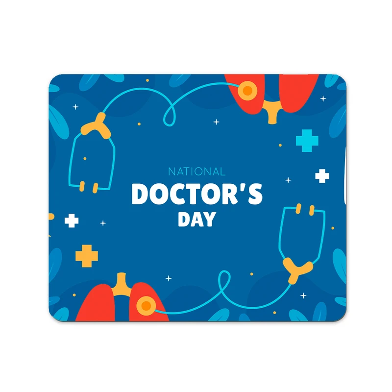 ماوس پد پاد آفرین مدل روز پزشک دکتر پرستار کد P602 سایز 19*24 سانتی متر