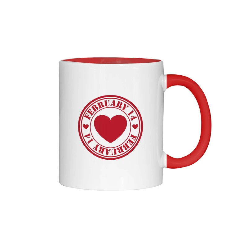 ماگ ژالینو طرح عاشقانه و قلب کد 001