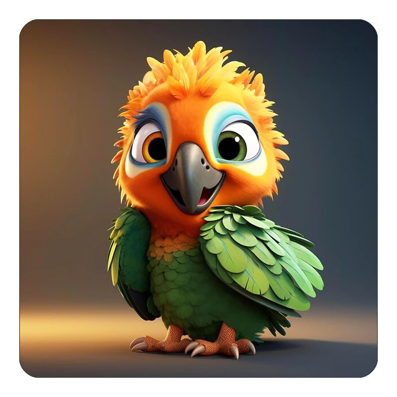 مگنت کاکتی طرح حیوانات کارتونی مدل mp27998