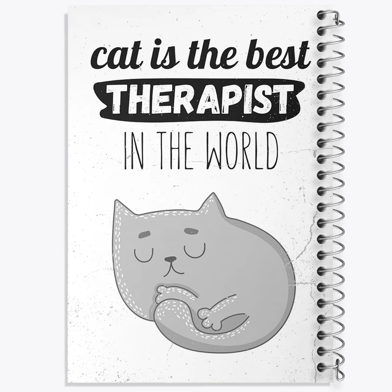 دفتر لیست خرید 50 برگ خندالو طرح گربه بامزه کد N1069