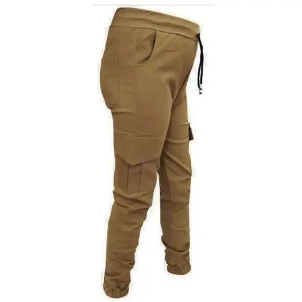 شلوار پسرانه مدل اسلش شش رنگ کرم