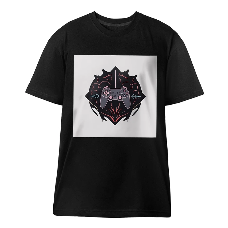 تی شرت آستین کوتاه مردانه مدل دسته کنترلر بازی