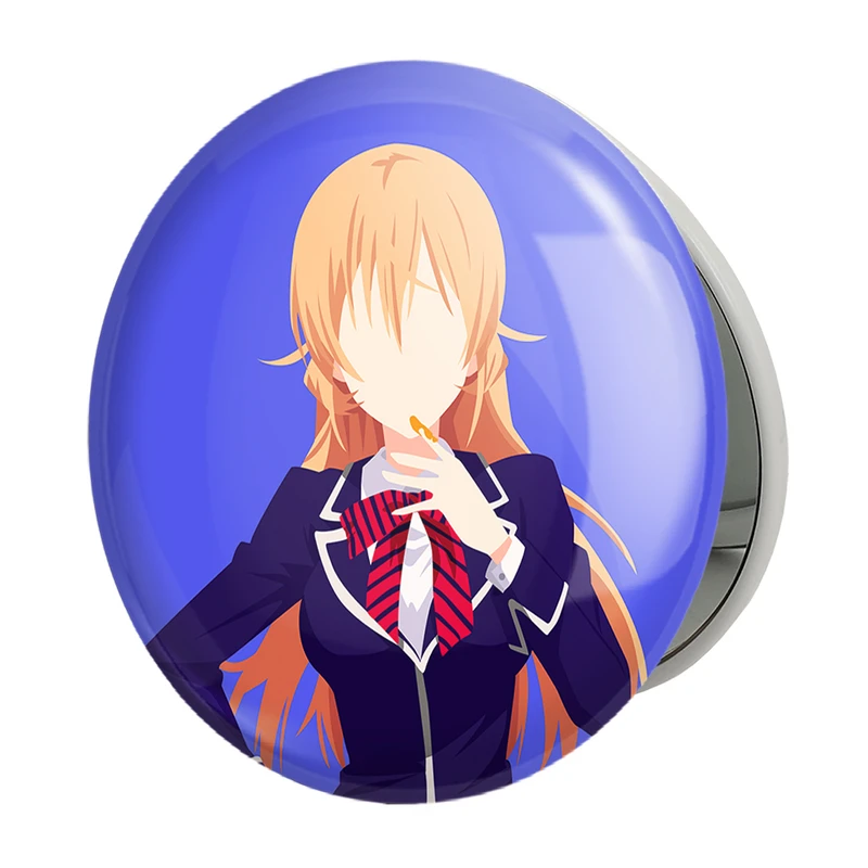 آینه جیبی خندالو طرح ارینا انیمه جنگ غذاها Food Wars مدل تاشو کد 16973 