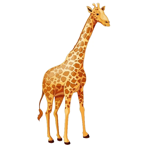  استیکر پارچه و لباس پاد آفرین طرح زرافه کد 4017