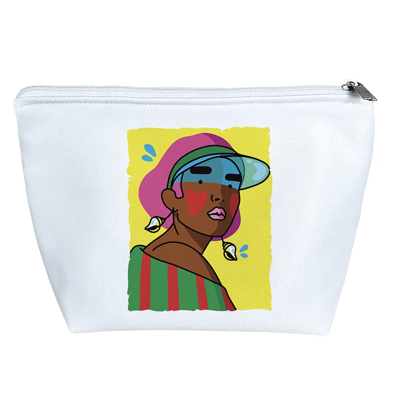 کیف لوازم آرایش دخترانه خندالو مدل دختر جوان کد 7332