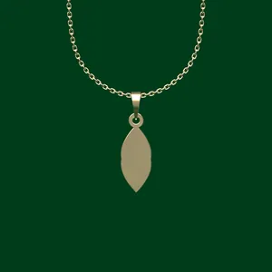 گردنبند طلا 18 عیار زنانه مدوپد مدل هندسی کد FF2-1-1006