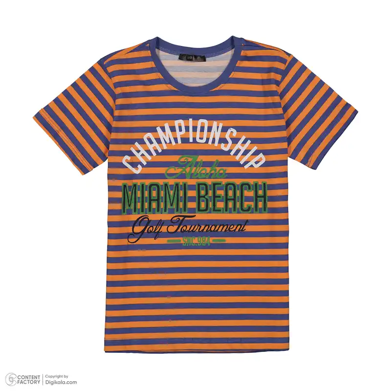 ست تی شرت و شلوارک پسرانه اوزکان مدل 4312103