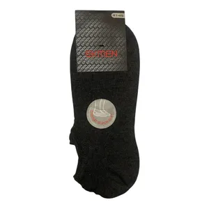 جوراب کالج مردانه جوراب اکمن ترک مدل زیر قوزکی رنگ ذغالی