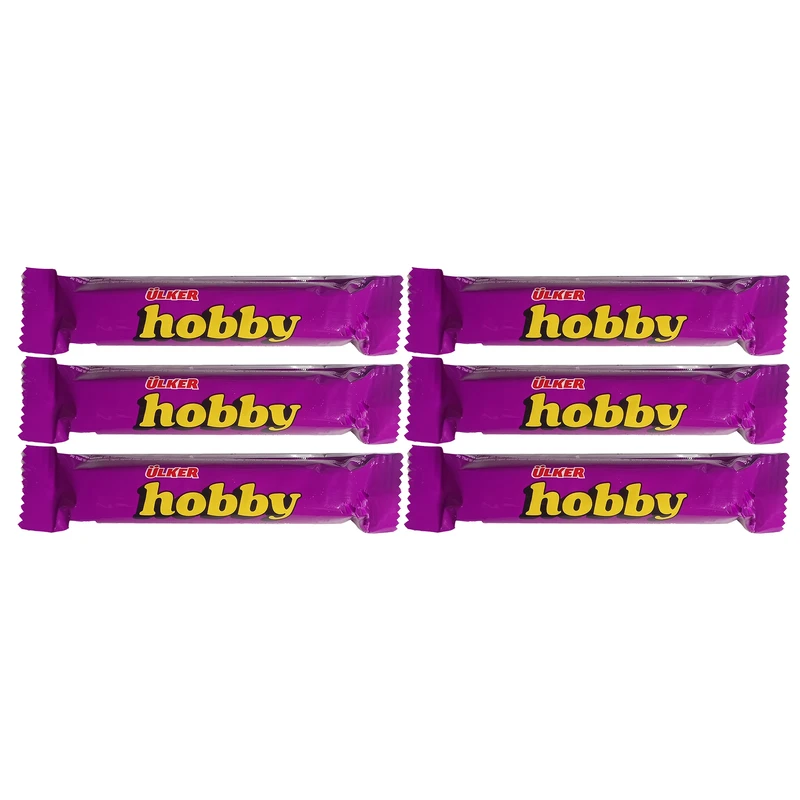 شکللات مغزدار فندقی هوبی - 30 گرم بسته 6 عددی