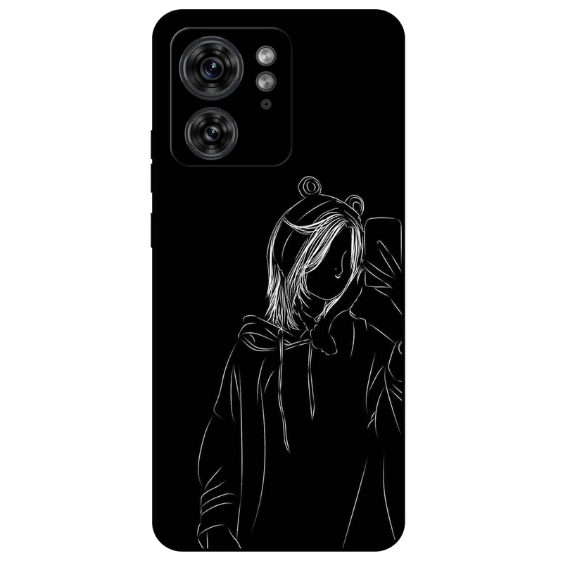 کاور مگافون طرح دخترانه مدل 1841 مناسب برای گوشی موبایل موتورولا Moto Edge 40