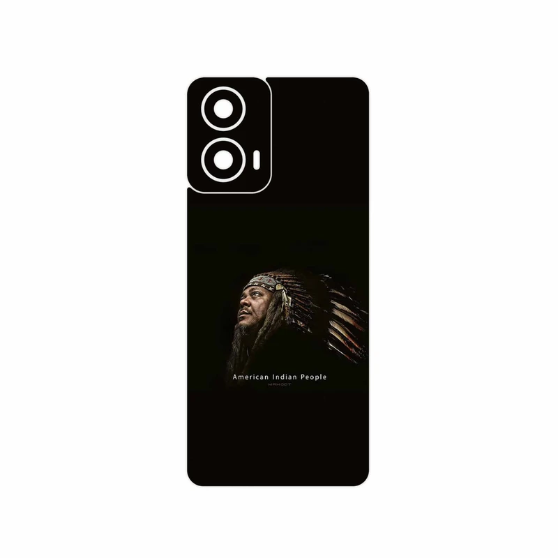 برچسب پوششی ماهوت مدل Portrait of an Indian Man مناسب برای گوشی موبایل موتورولا Moto G24