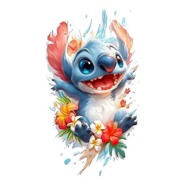 استیکر پارچه و لباس پاد آفرین طرح استیچ کد 2904