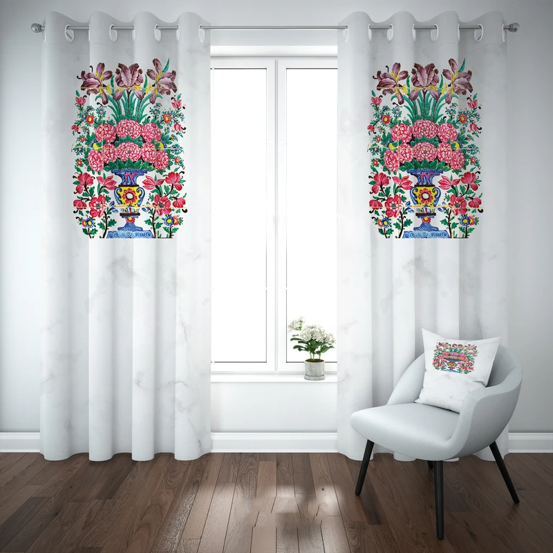 پرده مدل b1498 سایز 140×280 سانتی متر