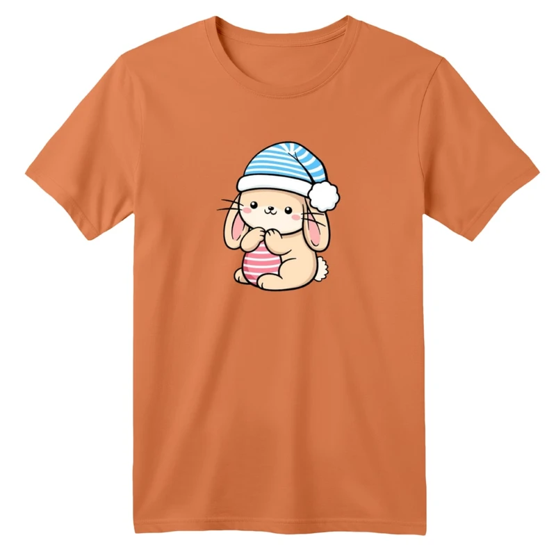 تی شرت آستین کوتاه بچگانه مدل خرگوش کد 01