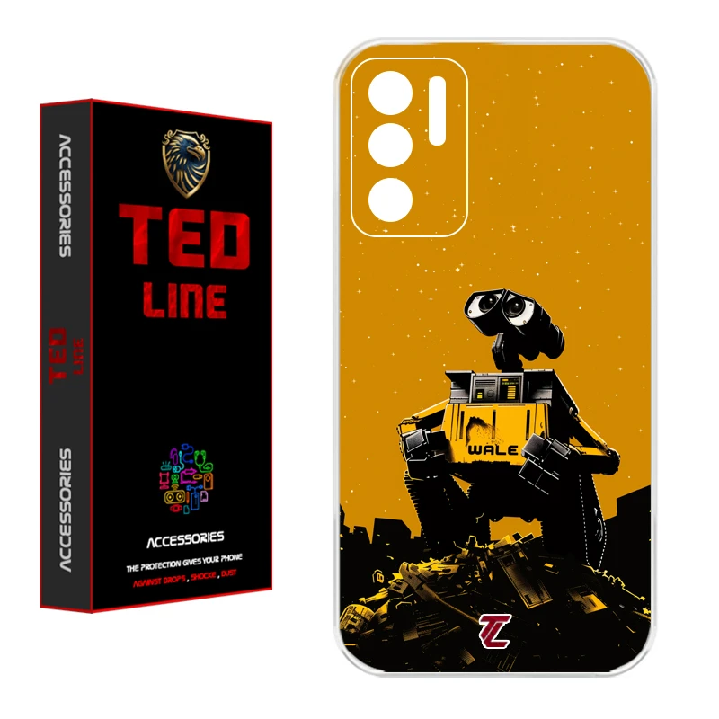 کاور تد لاین طرح ربات والی کد 1133 مناسب برای گوشی موبایل شیائومی Poco M3 Pro
