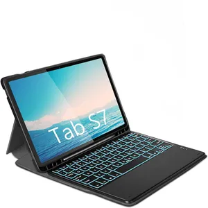  کیف کلاسوری کیبورد دار مدل B09 مناسب برای تبلت سامسونگ Galaxy Tab S7