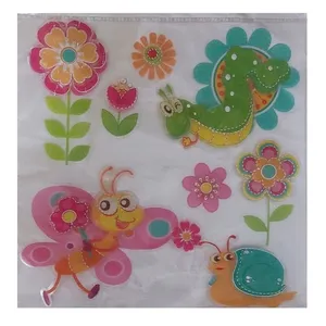 برچسب مدل پفی طرح پروانه