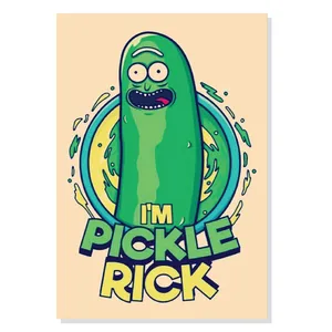 M0275 Rick and Morty Animation Series Pickle Rick Chassis Panel