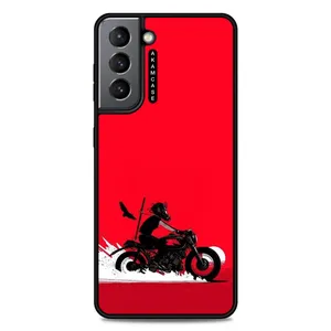 AKAM AMC-WSGS21-MOTORCYCLE-1 Cover For Samsung Galaxy S21