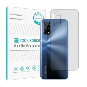 Rock space HyGEL model Transparent phone back protector suitable for Realme 7 5G mobile phone