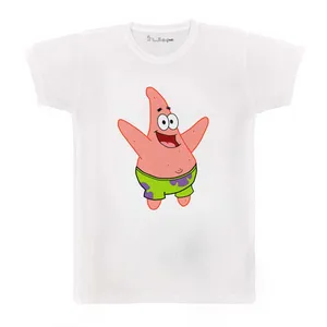 تی شرت بچگانه پرمانه طرح باب اسفنجی کد pmt.3407